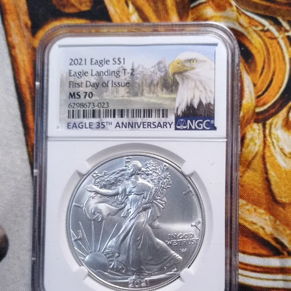 Games | 221 Silver Eagle Coin Ms70 | Poshmark